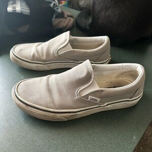 Vans Gray Slip-On Shoes